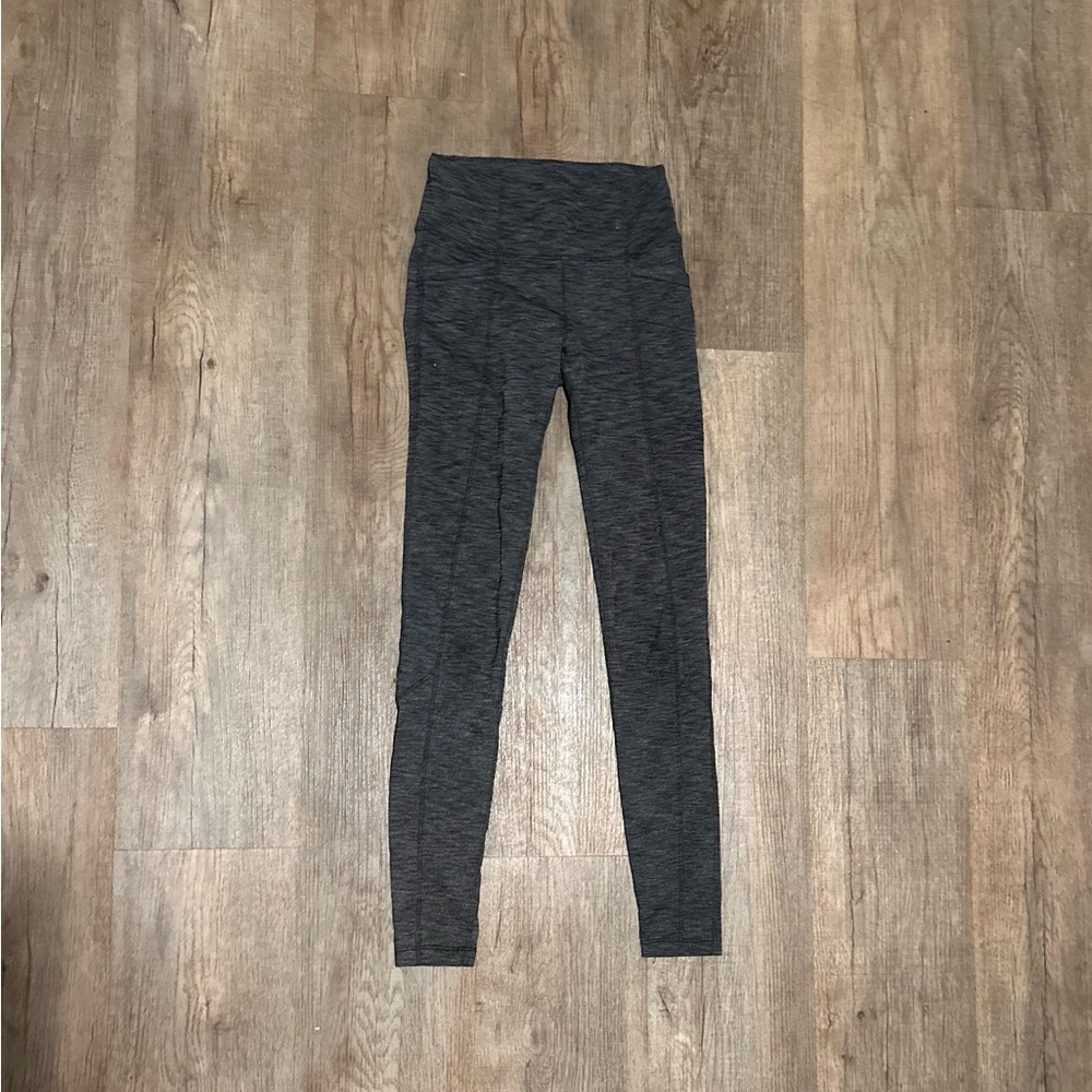 Athleta Small Leggings High Waisted Pockets Gray  size XXS
